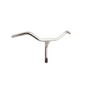 Mv-Tek OLANDA MANUBRIO IN ACCIAIO CROMATO ARGENTO SENZA LEVE 22,2mm x 570mm